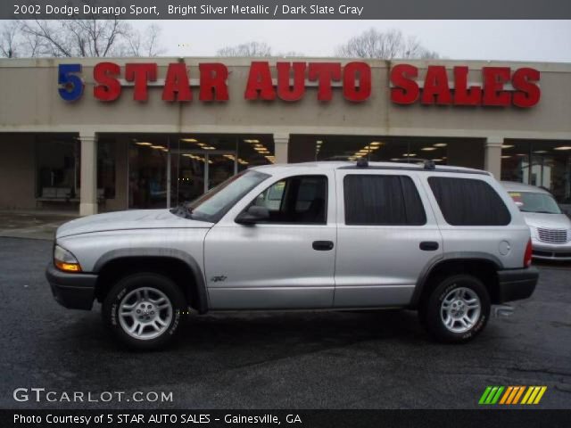 2002 Dodge Durango Sport in Bright Silver Metallic