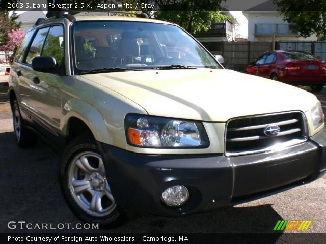 2003 Subaru Forester 2.5 X in Aspen White