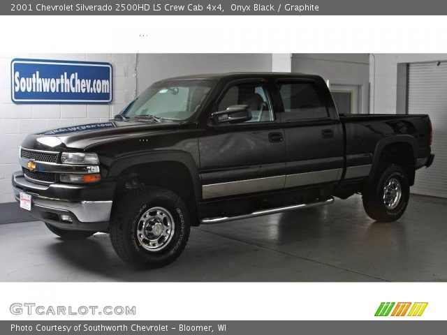 2001 Chevrolet Silverado 2500HD LS Crew Cab 4x4 in Onyx Black