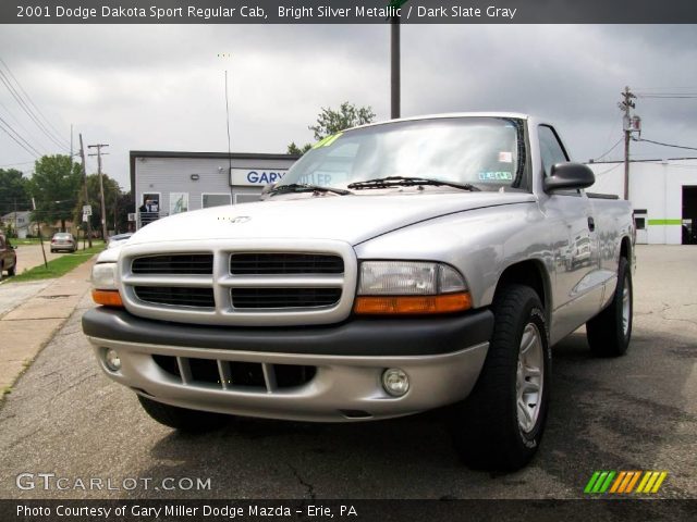 2001 Dodge Dakota Sport Regular Cab in Bright Silver Metallic