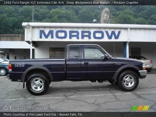 1999 Ford Ranger XLT Extended Cab 4x4 in Deep Wedgewood Blue Metallic