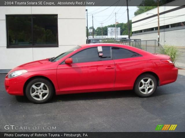 2004 Toyota Solara SE Coupe in Absolutely Red