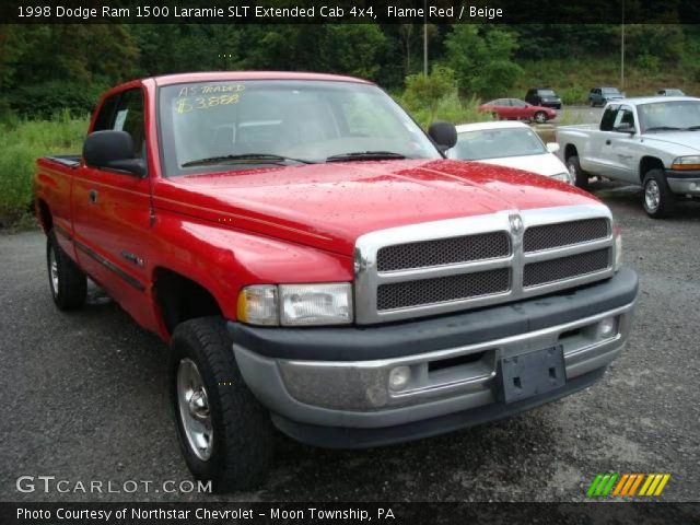 1998 Dodge Ram 1500 Laramie SLT Extended Cab 4x4 in Flame Red