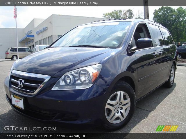 2005 Honda Odyssey EX-L in Midnight Blue Pearl