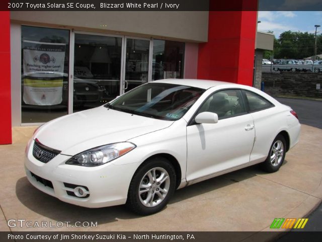 2007 Toyota Solara SE Coupe in Blizzard White Pearl