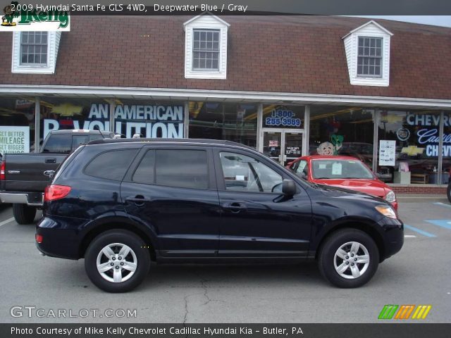 2009 Hyundai Santa Fe GLS 4WD in Deepwater Blue