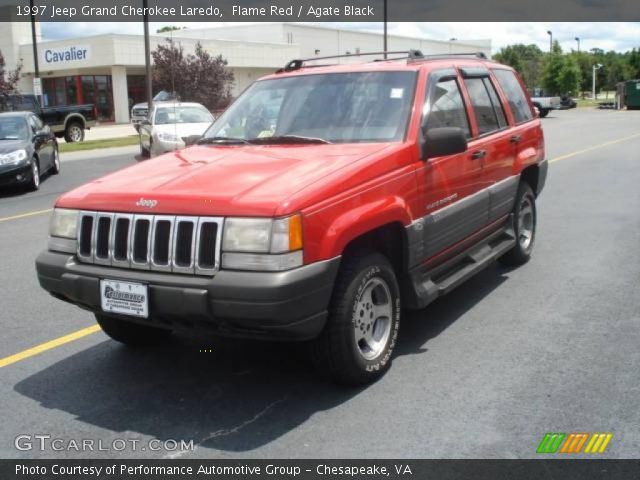 1997 Jeep Grand Cherokee Laredo in Flame Red