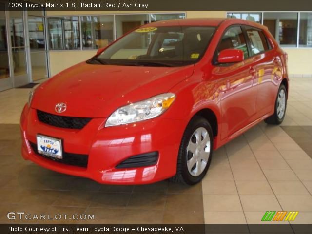 2009 Toyota Matrix 1.8 in Radiant Red