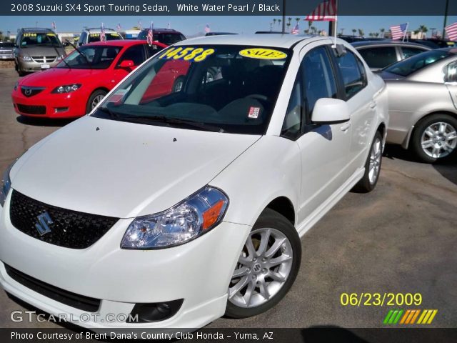 2008 Suzuki SX4 Sport Touring Sedan in White Water Pearl