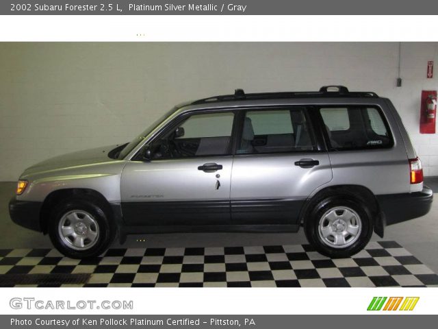 2002 Subaru Forester 2.5 L in Platinum Silver Metallic