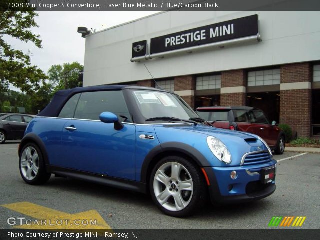 2008 Mini Cooper S Convertible in Laser Blue Metallic