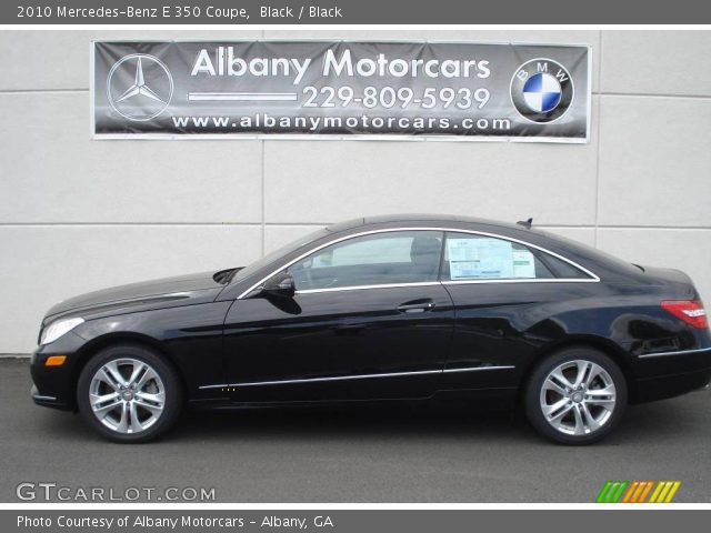 2010 Mercedes-Benz E 350 Coupe in Black