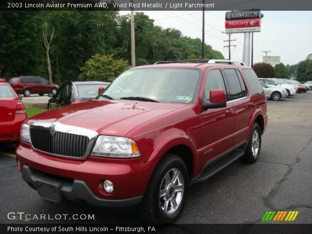 2003 Lincoln Aviator Premium AWD in Vivid Red Metallic