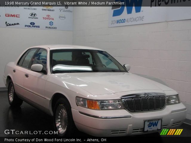 1998 Mercury Grand Marquis LS in Vibrant White