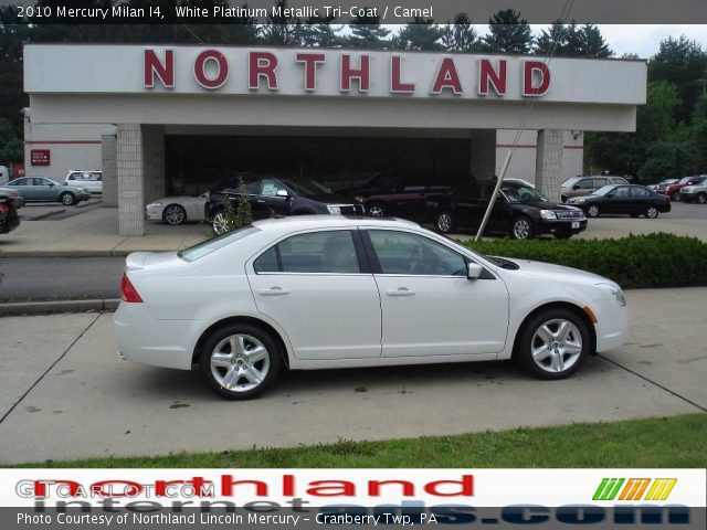 2010 Mercury Milan I4 in White Platinum Metallic Tri-Coat