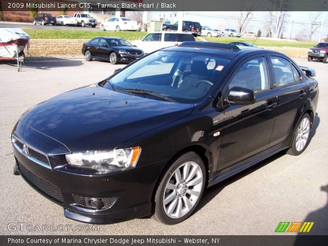 2009 Mitsubishi Lancer GTS in Tarmac Black Pearl
