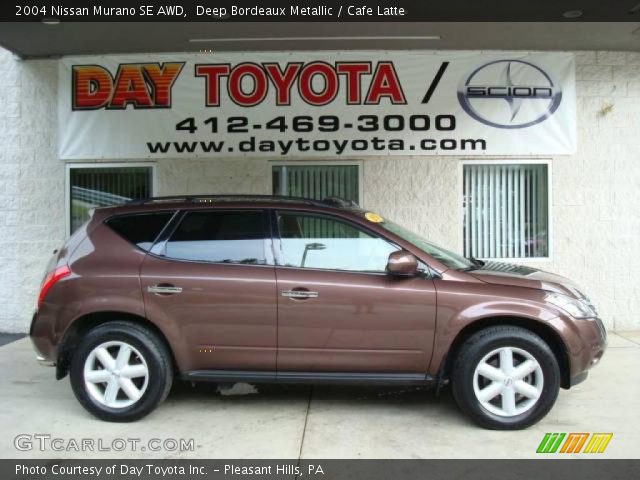 2004 Nissan Murano SE AWD in Deep Bordeaux Metallic