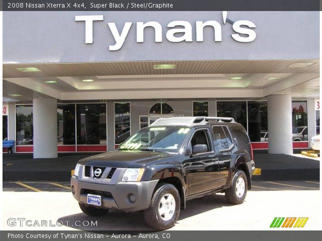 2008 Nissan Xterra X 4x4 in Super Black