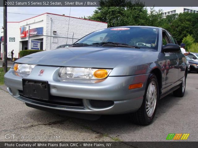 2002 Saturn S Series SL2 Sedan in Silver Blue