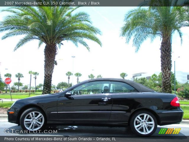 2007 Mercedes-Benz CLK 350 Cabriolet in Black