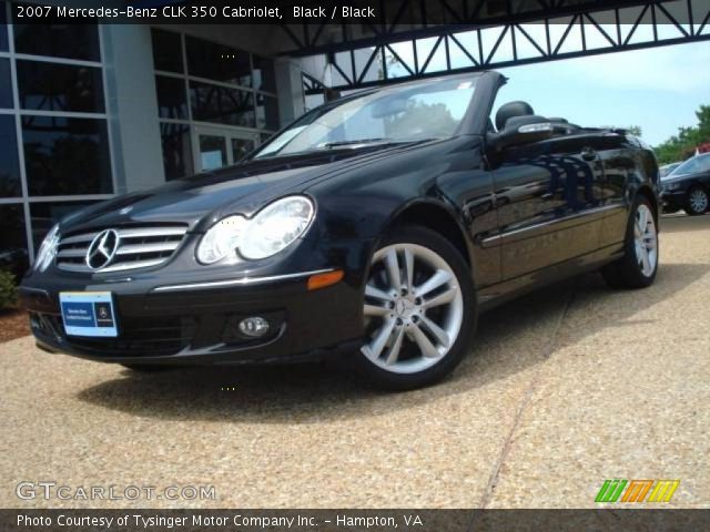 2007 Mercedes-Benz CLK 350 Cabriolet in Black
