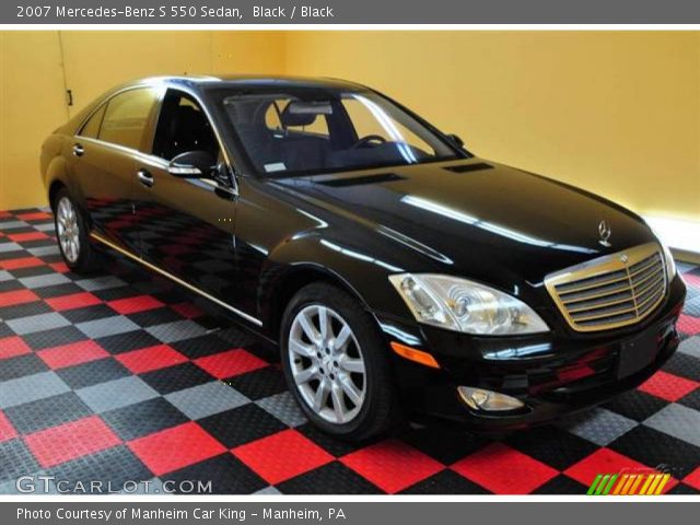 2007 Mercedes-Benz S 550 Sedan in Black