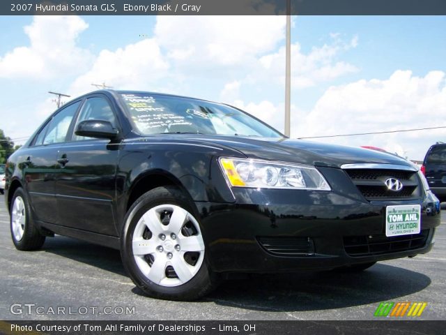 2007 Hyundai Sonata GLS in Ebony Black