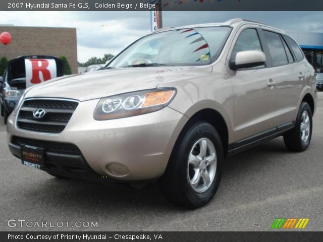2007 Hyundai Santa Fe GLS in Golden Beige