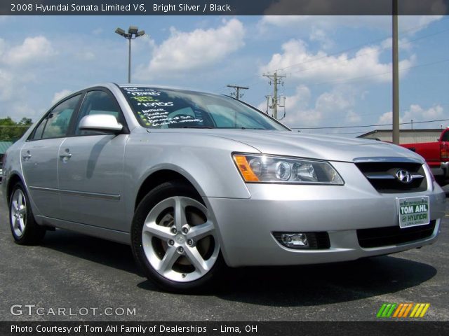 2008 Hyundai Sonata Limited V6 in Bright Silver