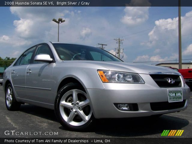 2008 Hyundai Sonata SE V6 in Bright Silver