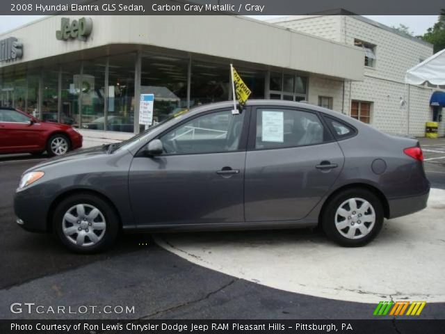 2008 Hyundai Elantra GLS Sedan in Carbon Gray Metallic