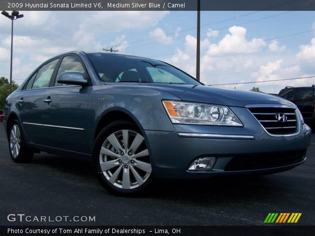 2009 Hyundai Sonata Limited V6 in Medium Silver Blue
