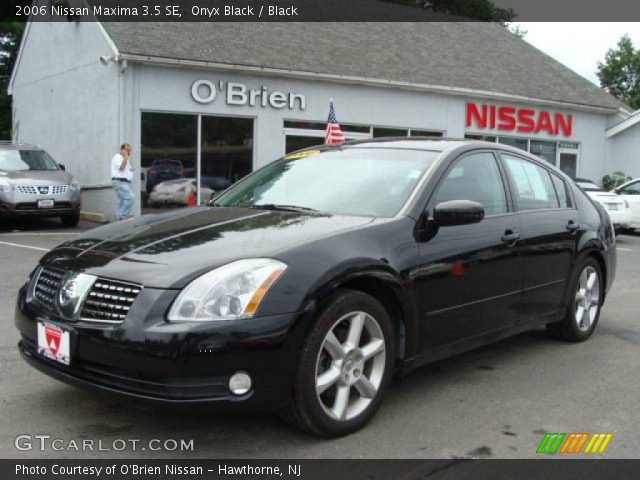 2006 Nissan Maxima 3.5 SE in Onyx Black