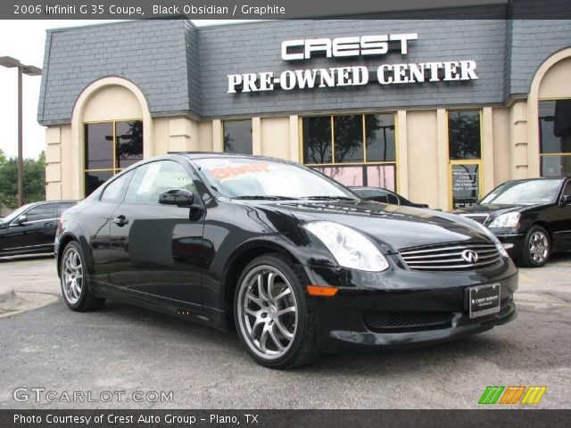2006 Infiniti G 35 Coupe in Black Obsidian