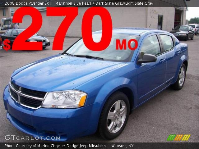 2008 Dodge Avenger SXT in Marathon Blue Pearl