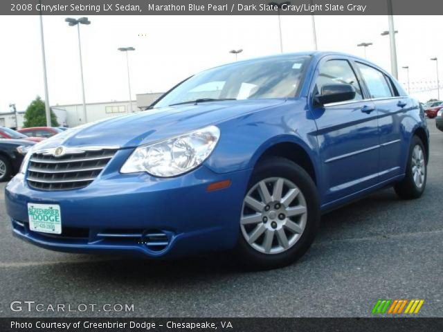 2008 Chrysler Sebring LX Sedan in Marathon Blue Pearl