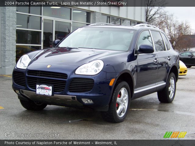 2004 Porsche Cayenne Turbo in Lapis Blue Metallic