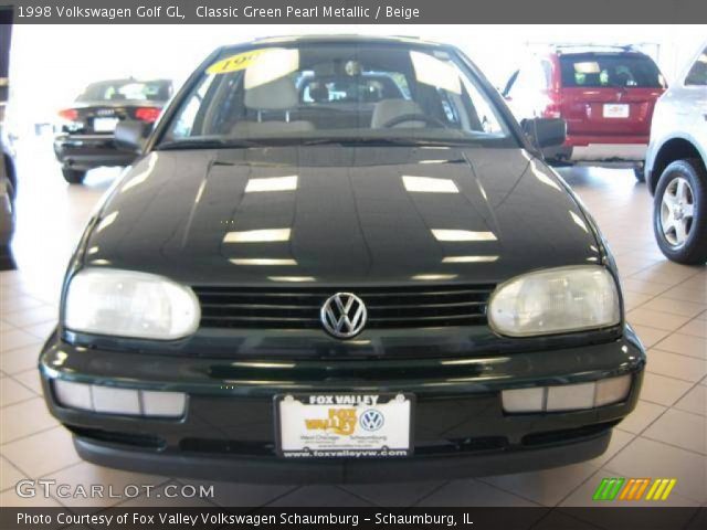 1998 Volkswagen Golf GL in Classic Green Pearl Metallic