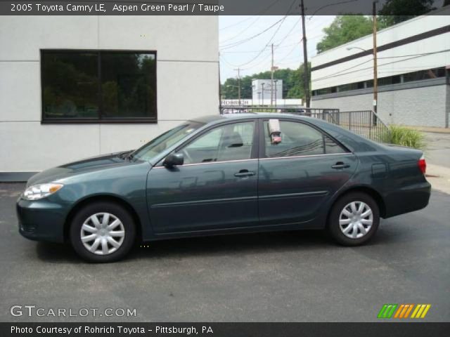 2005 Toyota Camry LE in Aspen Green Pearl