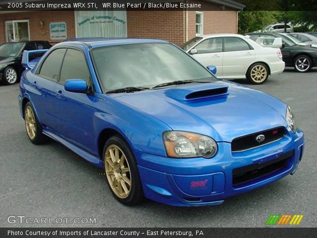 2005 Subaru Impreza WRX STi in WR Blue Pearl