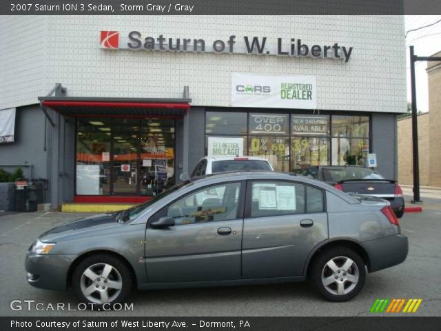 2007 Saturn ION 3 Sedan in Storm Gray