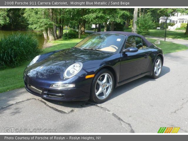 2008 Porsche 911 Carrera Cabriolet in Midnight Blue Metallic