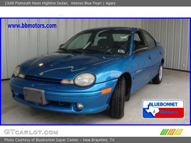 1998 Plymouth Neon Highline Sedan in Intense Blue Pearl