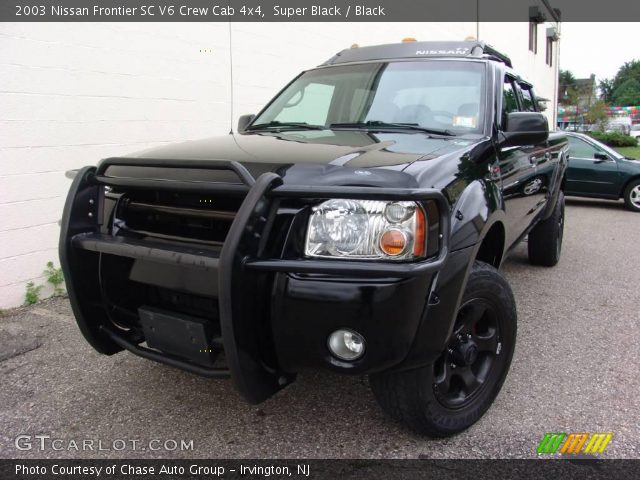 2003 Nissan Frontier SC V6 Crew Cab 4x4 in Super Black