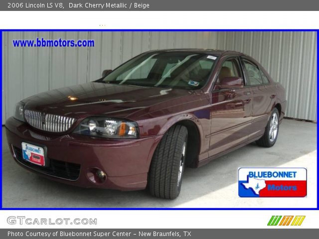 2006 Lincoln LS V8 in Dark Cherry Metallic