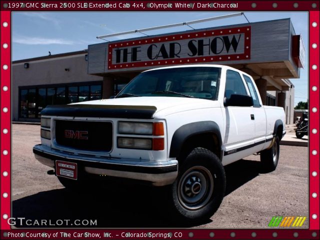 1997 GMC Sierra 2500 SLE Extended Cab 4x4 in Olympic White