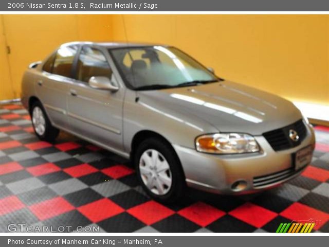 2006 Nissan Sentra 1.8 S in Radium Metallic