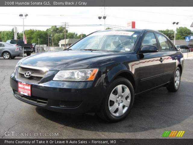2008 Hyundai Sonata GLS in Ebony Black