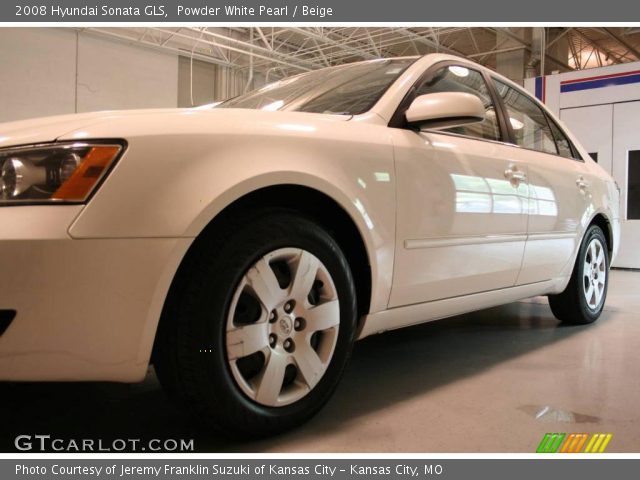 2008 Hyundai Sonata GLS in Powder White Pearl