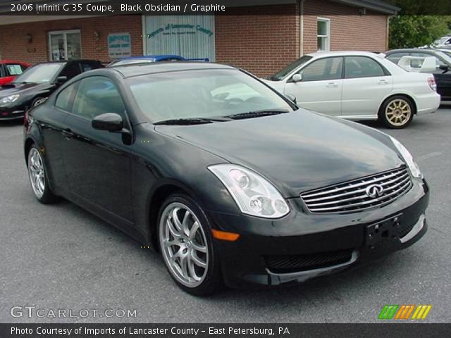2006 Infiniti G 35 Coupe in Black Obsidian
